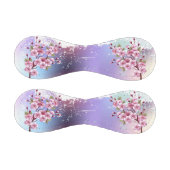 ピンクの桜絵画の背景 野球ボール (パネル)