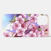 ピンクの桜絵画の背景 Case-Mate iPhoneケース (裏面 (横))