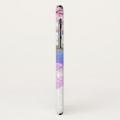 ピンクの桜絵画の背景 Case-Mate iPhoneケース (裏面/左)
