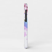 ピンクの桜絵画の背景 Case-Mate iPhoneケース (裏面/左)