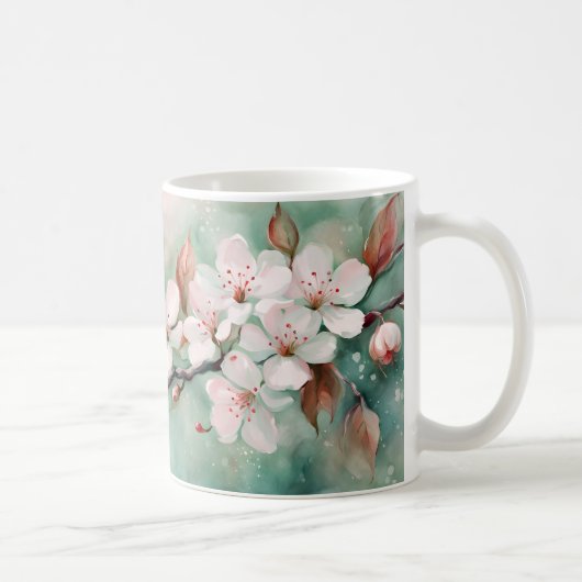 ピンクの桜 コーヒーマグカップ (右)