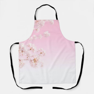 ピンクの桜 春の静けさ エプロン