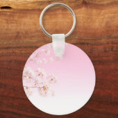 ピンクの桜 春の静寂 キーホルダー (裏面)