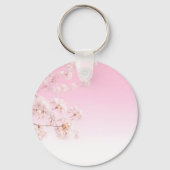 ピンクの桜 春の静寂 キーホルダー (裏面)