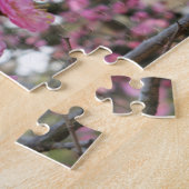 ピンクの桜/桜/サクラの（の桜) ジグソーパズル (側面)