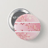 ピンクの桜 缶バッジ (正面&裏面)