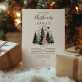 ピンクの森のクリスマス 招待状