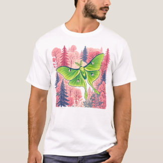 ピンクの森のルナモス Tシャツ
