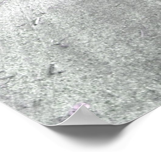 ピンクの森の切り株 ポスター (角)