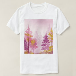 ピンクの森 Tシャツ