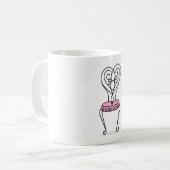 ピンクの椅子 コーヒーマグカップ (正面左)