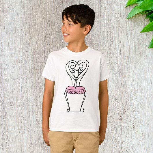 ピンクの椅子 Tシャツ
