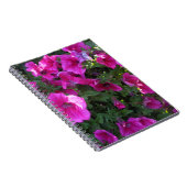 ピンクの植物のノート ノートブック (右側)