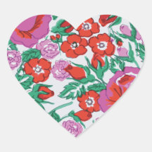 ピンクの植物花の模様