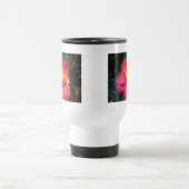 ピンクの椿の花 トラベルマグ (中央)