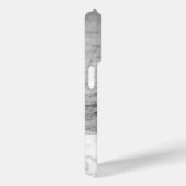 ピンクの模造大理石テキスチャーとペットの写真 Case-Mate iPhoneケース (裏面 / 右)