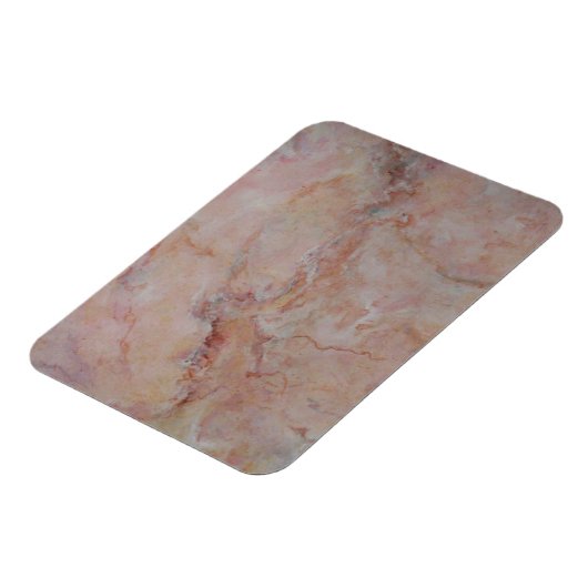 ピンクの横紋大理石の仕上げ マグネット (左側)