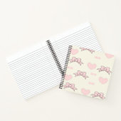 ピンクの母のパターン ノートブック (内部)