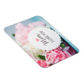 ピンクの母の花ハッピー母の日の花 マグネット (右側)