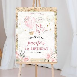 ピンクの気球は彼女の優れた歓迎のサインではない ポスター