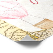 ピンクの気球は彼女は優れたカードギフトではない ポスター (角)