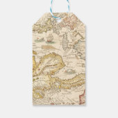 ピンクの気球は彼女は優れたメッセージカードではない ギフトタグ (裏面)