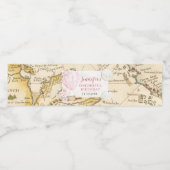 ピンクの気球は彼女は優れた誕生日ではない ペットボトルラベル (シングルラベル)