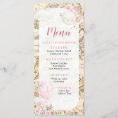 ピンクの気球は彼女は優れた誕生日ではない メニュー (正面)