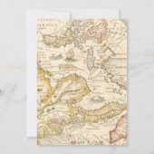 ピンクの気球は彼女は優れた誕生日ではない 招待状 (裏面)