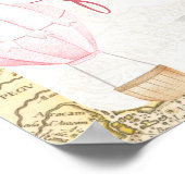 ピンクの気球は彼女は優れた食品の兆候ではない ポスター (角)