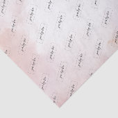 ピンクの水のカラー洗浄カスタムのロゴティッシュ 薄葉紙 (詳細)