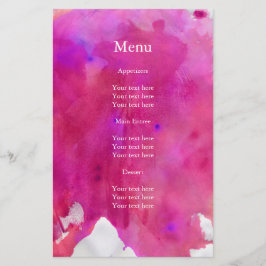 ピンクの水の結婚色