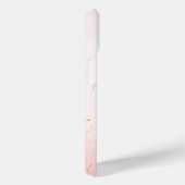 ピンクの水の色お洒落女の予測できな子コーヒ走ー Case-Mate iPhoneケース (裏面 / 右)