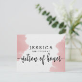 ピンクの水の色が私の名誉のマトロン 招待状 (スタンド正面)
