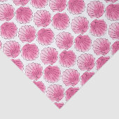 ピンクの水の色のシーシェル 薄葉紙 (詳細)