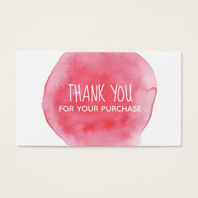 ピンクの水の色のスプラッシュありがとう (正面)