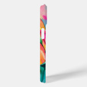 ピンクの水の色のチューリップアート Case-Mate iPhoneケース (裏面 / 右)