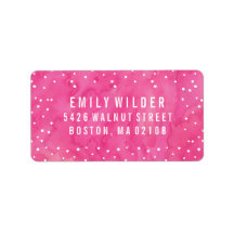 ピンクの水の色のドット赤ちゃんシャワー