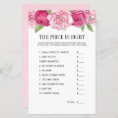 ピンクの水の色のバラ価格は右ゲーム (正面/裏面)