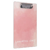 ピンクの水の色のパ絵を描ステル クリップボード (右)