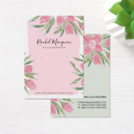 ピンクの水の色のブルーミングフローライヤリングディスプレイ