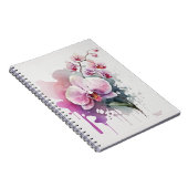 ピンクの水の色の蘭 ノートブック (右側)