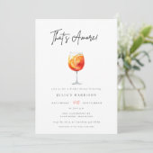 ピンクの水の色はアモーレスピリッツブライダルシャワー 招待状 (スタンド正面)