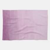 ピンクの水の色グラデーション キッチンタオル (横)