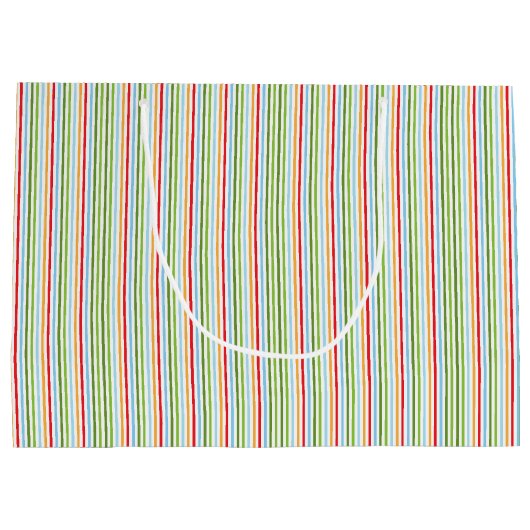 ピンクの水の色デジタル絵を描フラワーズ抱き枕 ラージペーパーバッグ (裏面)