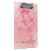 ピンクの水の色パステル絵を描の花色 クリップボード (右)