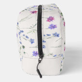 ピンクの水の色ワイルドフラワーフローラ化粧品バッグ ドップキット (右)