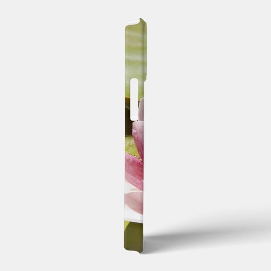 ピンクの水ゆり花クローズアップ写真 Case-Mate iPhoneケース (裏面 / 右)