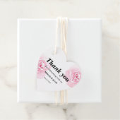 ピンクの水カラーバラハート フェイバータグ (インサイチュ)