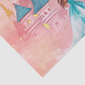 ピンクの水カラープリンセス 薄葉紙 (詳細)